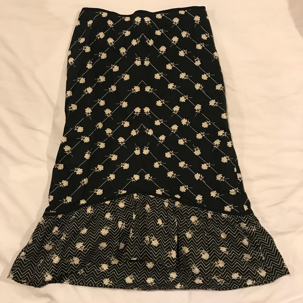 Ann Taylor LOFT Pencil Skirt with Ruffle Hem